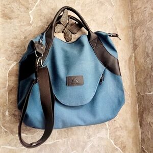 Classic Fashion Large Canvas Crossbody Shoulder Bag